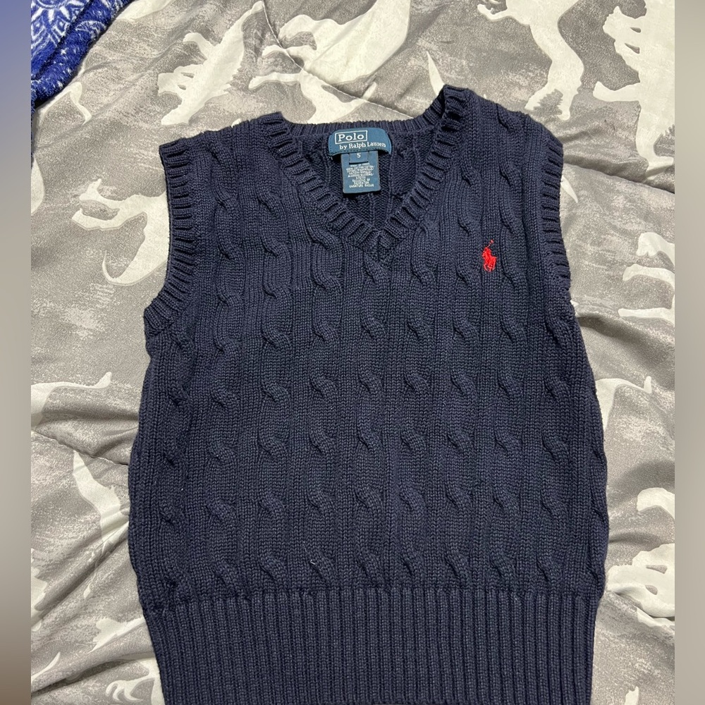 Ralph Lauren Vest 5T Navy